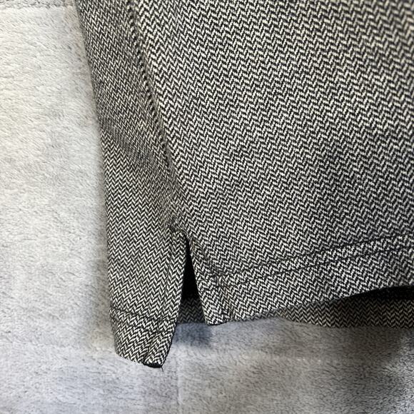 VTG Disneyland Resort Polo Shirt 2XL Tan Black Cotton Houndstooth Mickey Mouse - Picture 5 of 12